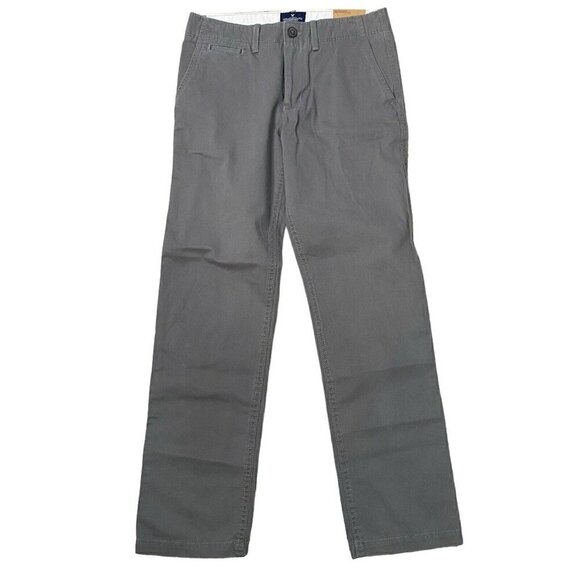NEW American Eagle Men's Relaxed Straight Pants Gray Size 31x34 Casual Preppy - Picture 1 of 7